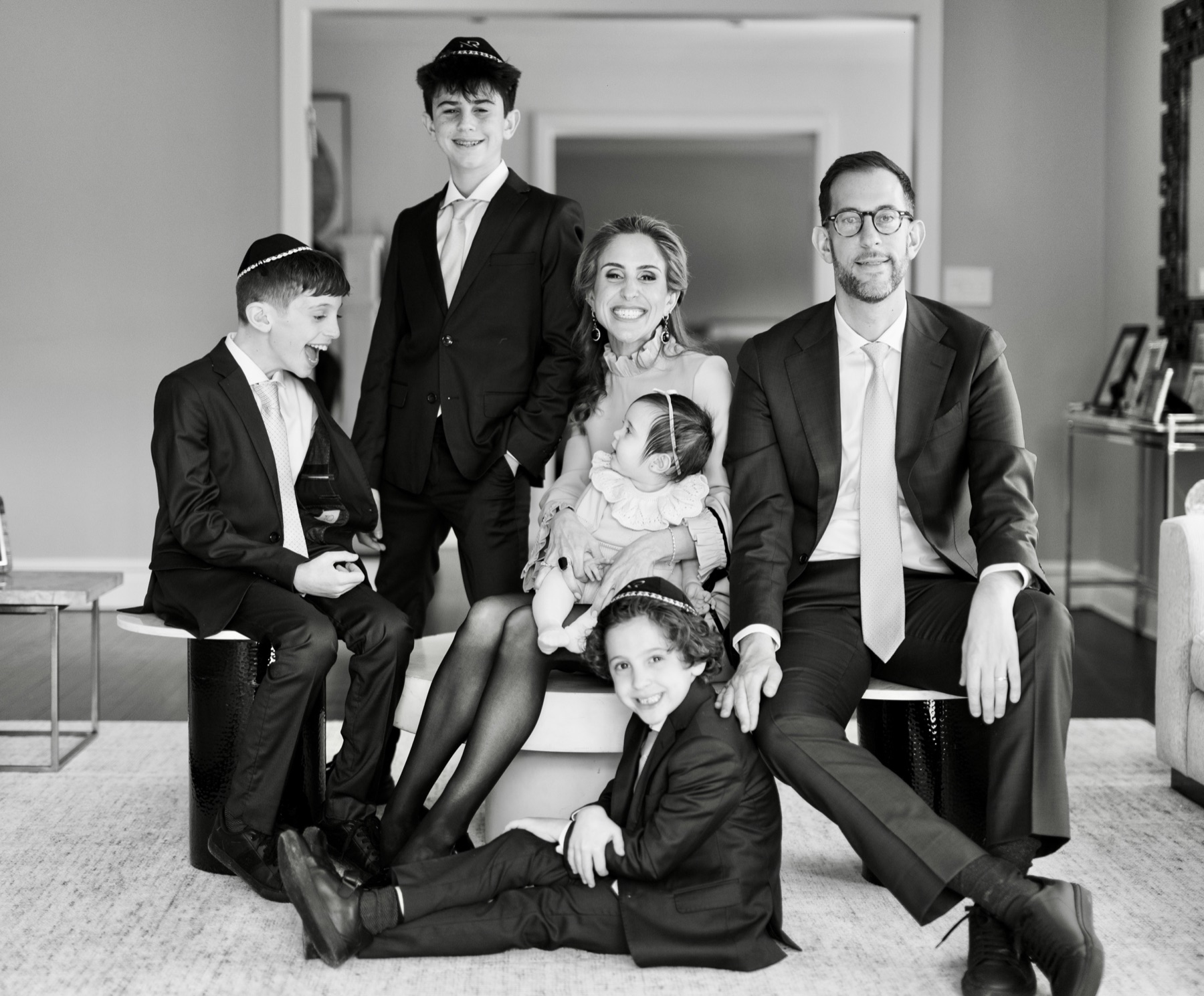 Ally with Matthew and their children